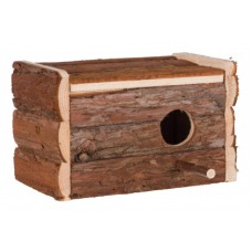 Будиночок для гнізда для птахів TRIXIE - Natura, 21 x 13 x 12 см/D-3,8 см